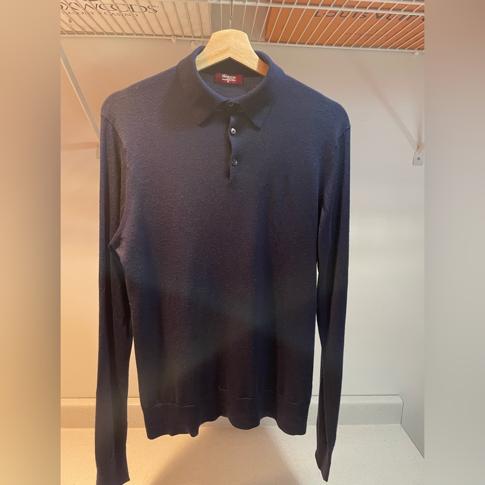 TM Lewin - Long sleeved polo shirt